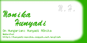 monika hunyadi business card
